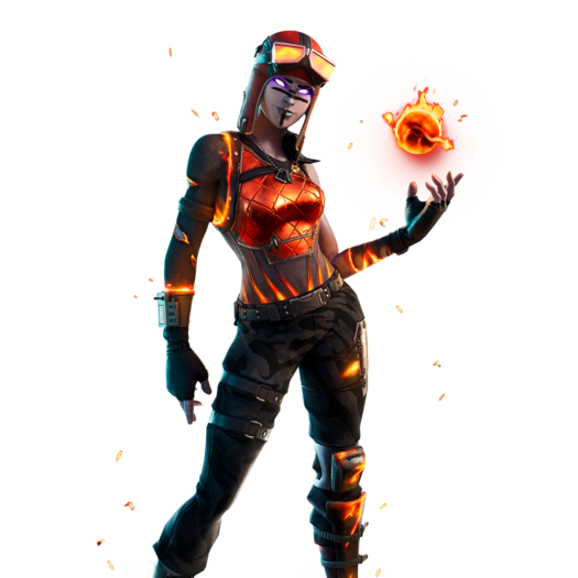 Skin Renegade Flamejante - Fortnite
